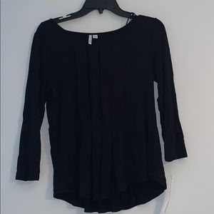 Elle Black Blouse Top